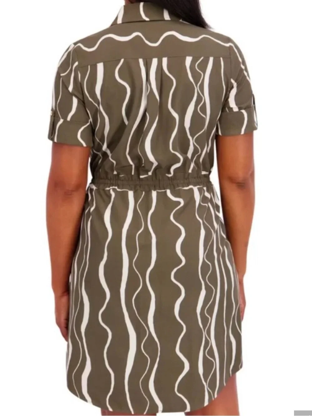 H by Halston button front